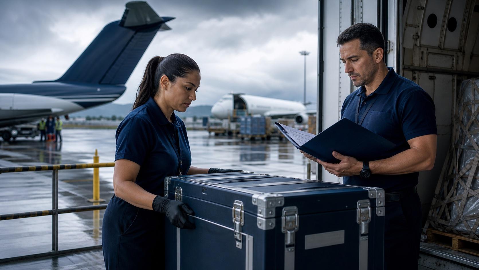 Cross-Border Aircraft Parts Documentation in Latin America aviation sourcing illustration